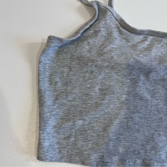 aritzia tna gray bra cropped tank top - Picture 3 of 7
